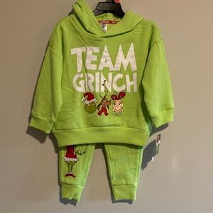 Dr. Seuss Team Grinch Kids Set - Lime Green